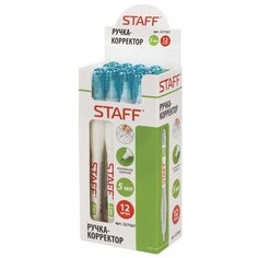 STAFF Набор ручек-корректоров Everyday, круглый корпус 5 мл (12 шт) белый