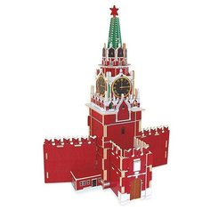 3D пазл деревянный для детей "Кремль. Спасская башня" ГеоДом