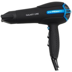 Фен GALAXY GL4336, черный/синий