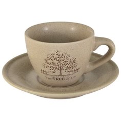 Чашка с блюдцем Дерево жизни Terracotta TLY314S2-TL-AL