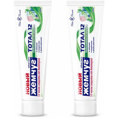 НК Жемчуг Новый з/паста Тотал 12 Отбеливание от природы 100мл (набор из 2х шт) Невская косметика