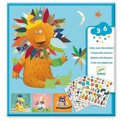 Набор для аппликации Djeco Животные