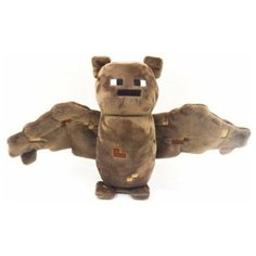 Детская мягкая игрушка ВсеИгрушки / Плюшевая летучая мышь из игры Майнкрафт(Minecraft) для детей, мальчиков и девочек