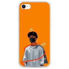 Силиконовый чехол "В маске 1" на Apple iPhone SE 2020 / Айфон SE 2020 Case Place