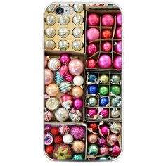 Силиконовый чехол "Елочные игрушки" на Apple iPhone 6S / Айфон 6S Case Place