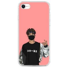 Силиконовый чехол "В маске 2" на Apple iPhone SE 2020 / Айфон SE 2020 Case Place