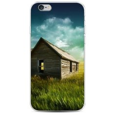Силиконовый чехол "Домик в поле" на Apple iPhone 6S / Айфон 6S Case Place