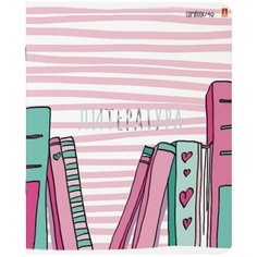 Альт Тетрадь Girls Only Литература 7-48-1102/02, линейка, 48 л., розовый/зеленый