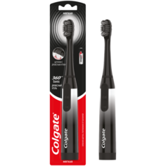 Зубная щетка «Colgate 360˚ Sonic Древесный уголь», питаемая от батарей, мягкая