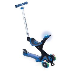 Детский самокат-беговел GLOBBER Go Up Comfort Play Lights, синий
