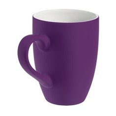 Кружка Best Morning c покрытием софт-тач, фиолетовая Molti