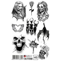 MILV Milv, переводные татуировки (№46)