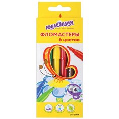 Юнландия Набор фломастеров "Экзотика", 6 шт. (151419)