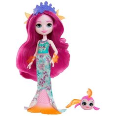 Кукла Enchantimals Маура Русалка и Глайд, 15.2 см, GYJ02