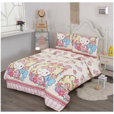 Постельное белье 1,5-спальное детское/подростковое Sofi de Marko Пинк Китти 160х220