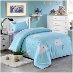 Постельное белье 1,5-спальное детское/подростковое Sofi de Marko Тучка (голубая) 160х220