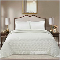 Покрывало Sofi de Marko Тринити (молоко)240х260