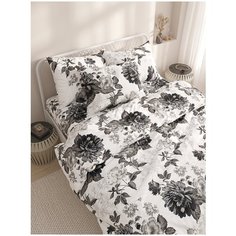 Постельное белье Simple House "Klaten" евро Наволочка 50х70 см 2 шт Простынь на резинке 180х200 см Пододеяльник 200х215 см