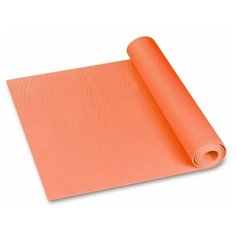 Коврик для йоги Indigo YG03, 173х61х0.3 см оранжевый однотонный