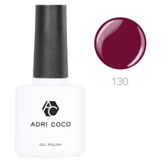 Гель-лак для ногтей ADRICOCO Gel Polish, 8 мл, 130 винно-бордовый
