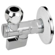 Кран шаровой угловой Bugatti Minnesota с фильтром 1/2"xМ10 (07730001)