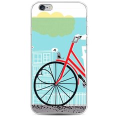 Силиконовый чехол "Хобби велосипед 9" на Apple iPhone 6 / Айфон 6 Case Place