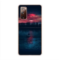 Силиконовый чехол "Лодка в закате" на Samsung Galaxy S20 FE / Самсунг Галакси S20 FE Case Place