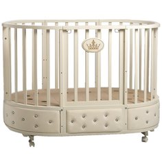 Кроватка Baby-Luce Лидер, универсальный маятник слоновая кость
