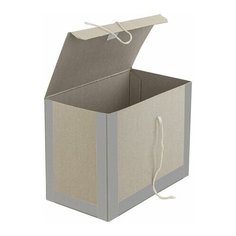 Короб архивный Staff (180х240х330мм, до 1700л, на завязках, переплетный картон/бумвинил) 10шт. (112160)