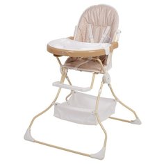 Стульчик для кормления Polini kids 252 горошек, макиато