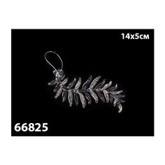 Елочное украшение Marko Ferenzo "Classic silver. Веточка" (цвет: серебро, 14x5 см)