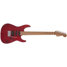 CHARVEL PM DK24 HSS 2PT CM - RED ASH электрогитара, цвет красный