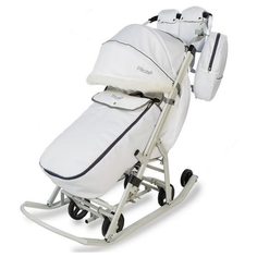 Санки-коляска Pikate Arktik 2021 white