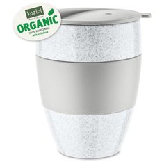 Термокружка aroma to go 2.0 organic 400 мл серая Koziol