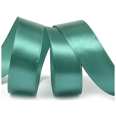 Лента атласная "Ideal", 1", цвет: 3045 изумрудный, 25 мм x 27,4 метра