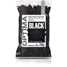 Depiltouch Пленочный воск для депиляции в гранулах OPTIMA «BLACK», 200 гр.