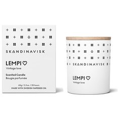 Свеча ароматическая lempi с крышкой, 65 г (новая) Skandinavisk