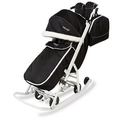 Санки-коляска Pikate Arktik 2021 black