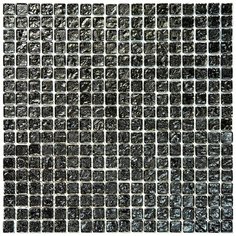 BSA-21-15 Мозаика из стекла Natural Crystal серый темный квадрат