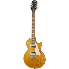 Электрогитара EPIPHONE Les Paul Classic Worn Metallic Gold электрогитара, цвет матовый золотой