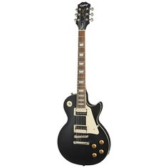 Электрогитара EPIPHONE Les Paul Classic Worn Ebony электрогитара, цвет матовый черный