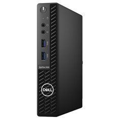 DELL OptiPlex 3080 Micro (3080-9802) Slim-Desktop/Intel Core i5-10500T/8 ГБ/256 ГБ SSD/Intel UHD Graphics 630/Windows 10 Pro, черный