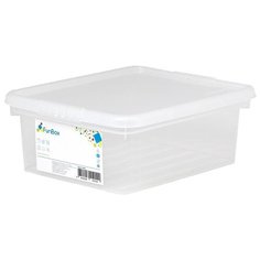 FunBox Ящик для хранения 3 л Basic 24.6х19.6х9.1 см белый/прозрачный