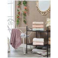 Полотенце TWO DOLPHINS махровое жаккард ; (E857) JENNY ; Набор из 6 штук - 70 х 140