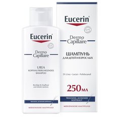 Eucerin Dermo Capillaire Шампунь успокаивающий для взрослых детей и младенцев, 250 мл