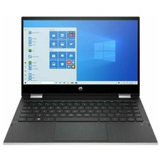 Ноутбук HP Pavilion x360 14m-dw1013dx (1366 x 768 пикс, Intel Core i3-1115G4, RAM 8 ГБ, SSD 128 ГБ, Win10 Home), 1F4W6UA, естественный серебряный