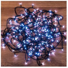 Гирлянда NEON-NIGHT Твинкл лайт, 303-106, 2000 см, 200 ламп, белый/черный провод