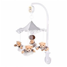 Карусель музыкальная Canpol Babies Медвежата под зонтиком(плюш)