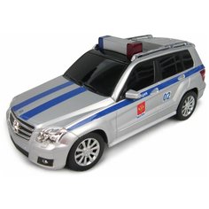 Легковой автомобиль Rastar Mercedes-Benz GLK Полицейская (32100P) 1:24 серебристый
