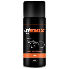 Аэрозольный грунт-праймер REMIX Spray Acrylic Primer черный 0.5 л